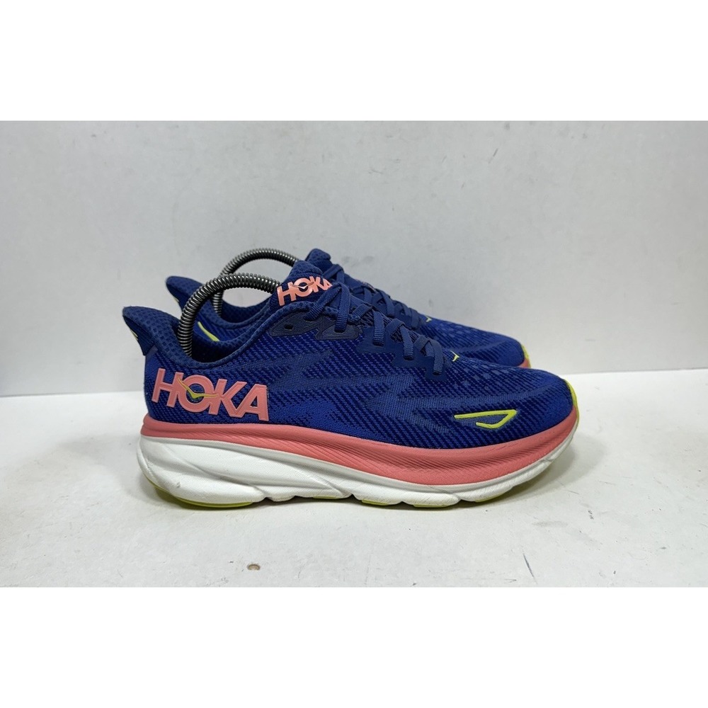 Hoka One One Clifton 9 Women's Size 8 Running Shoes Blue Sneakers 1127896-EVN
